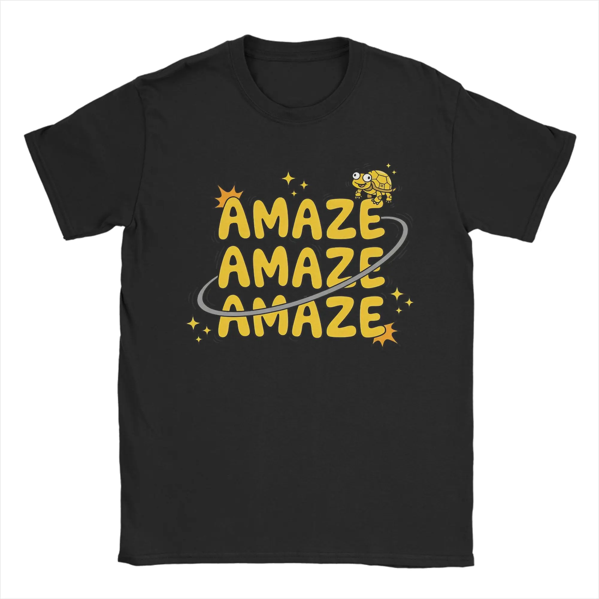 Project Hail Mary Amaze Amaze Amaze Sci Fi Cartoon T-Shirt Cotton T Shirts For Men Casual Tshirt Short Sleeve Casual Top Tees