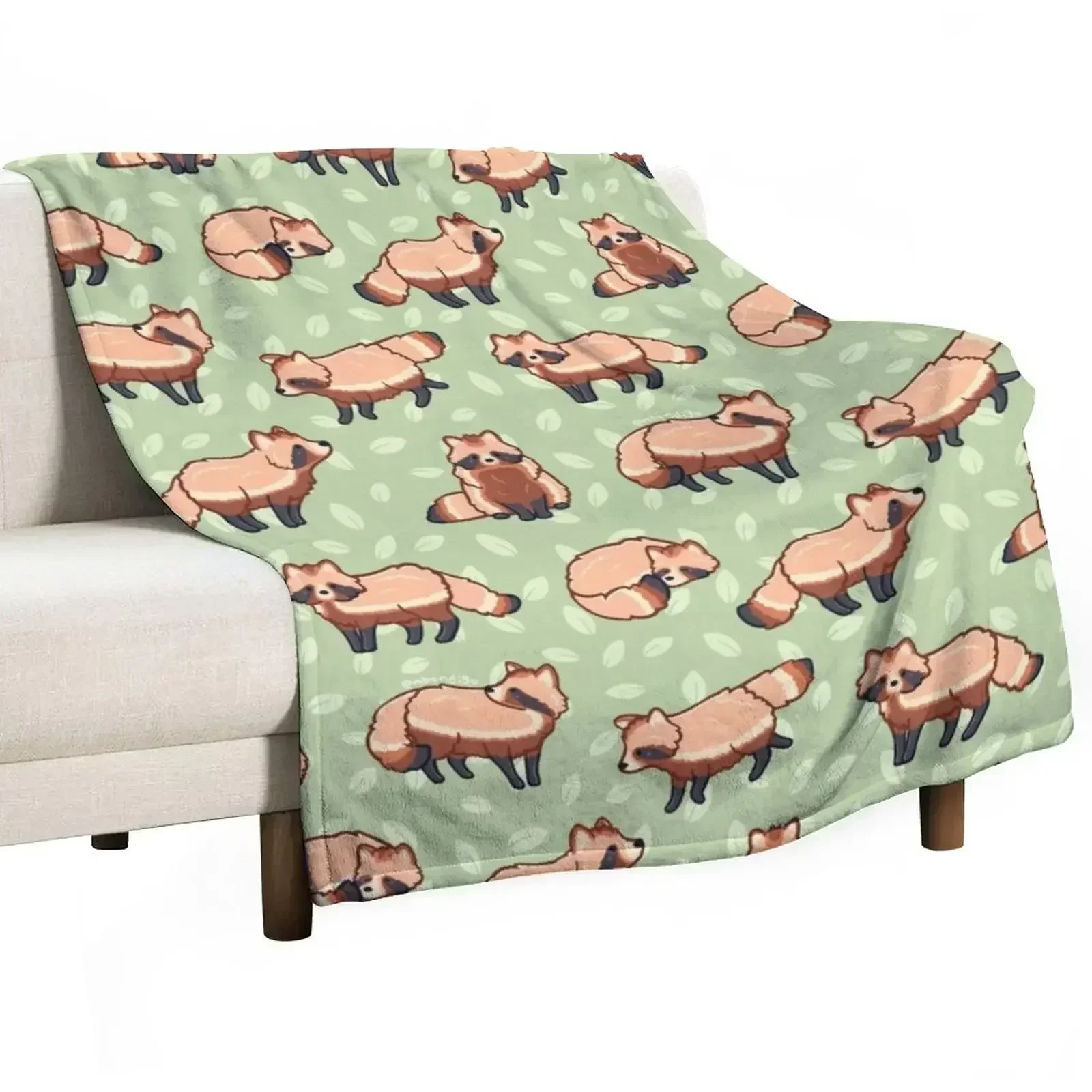 Tanuki Throw Blanket Sofa Throw decorative Thermal Fashion Sofas Thin Blankets For Sofas Blankets