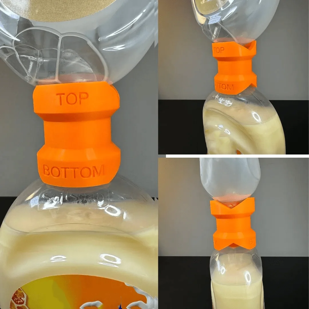 Smart Plastic Time-Saving Dispenser - Suitable for Hand Wash,Shampoo,Shower Gel, Leak-Proof, Say Goodbye to Waste and Save Time!