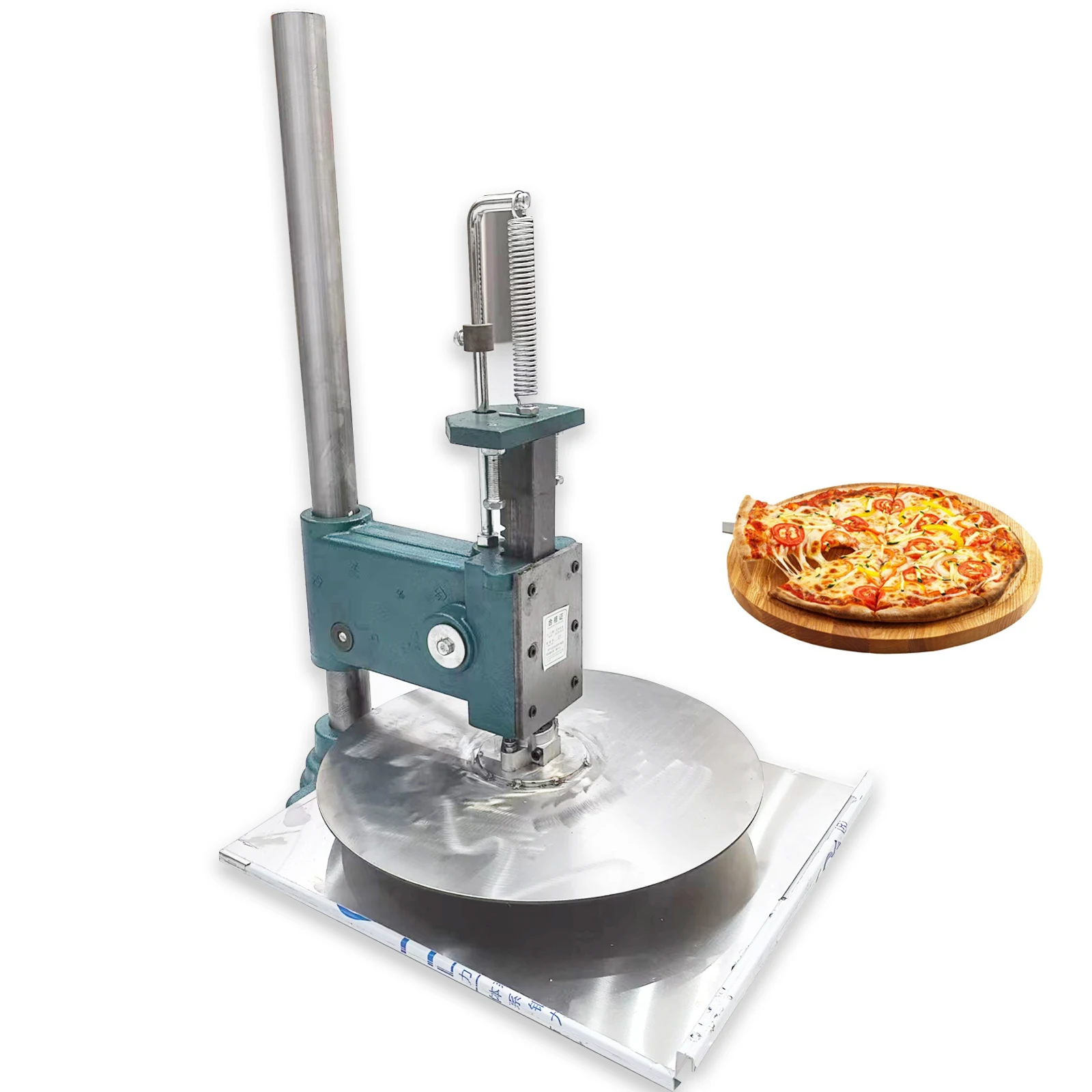 6/8/9/14Inch Hand Pizza Deeg Persmachine/Handmatige Hand Pizza Deeg Afvlakking Persmachine