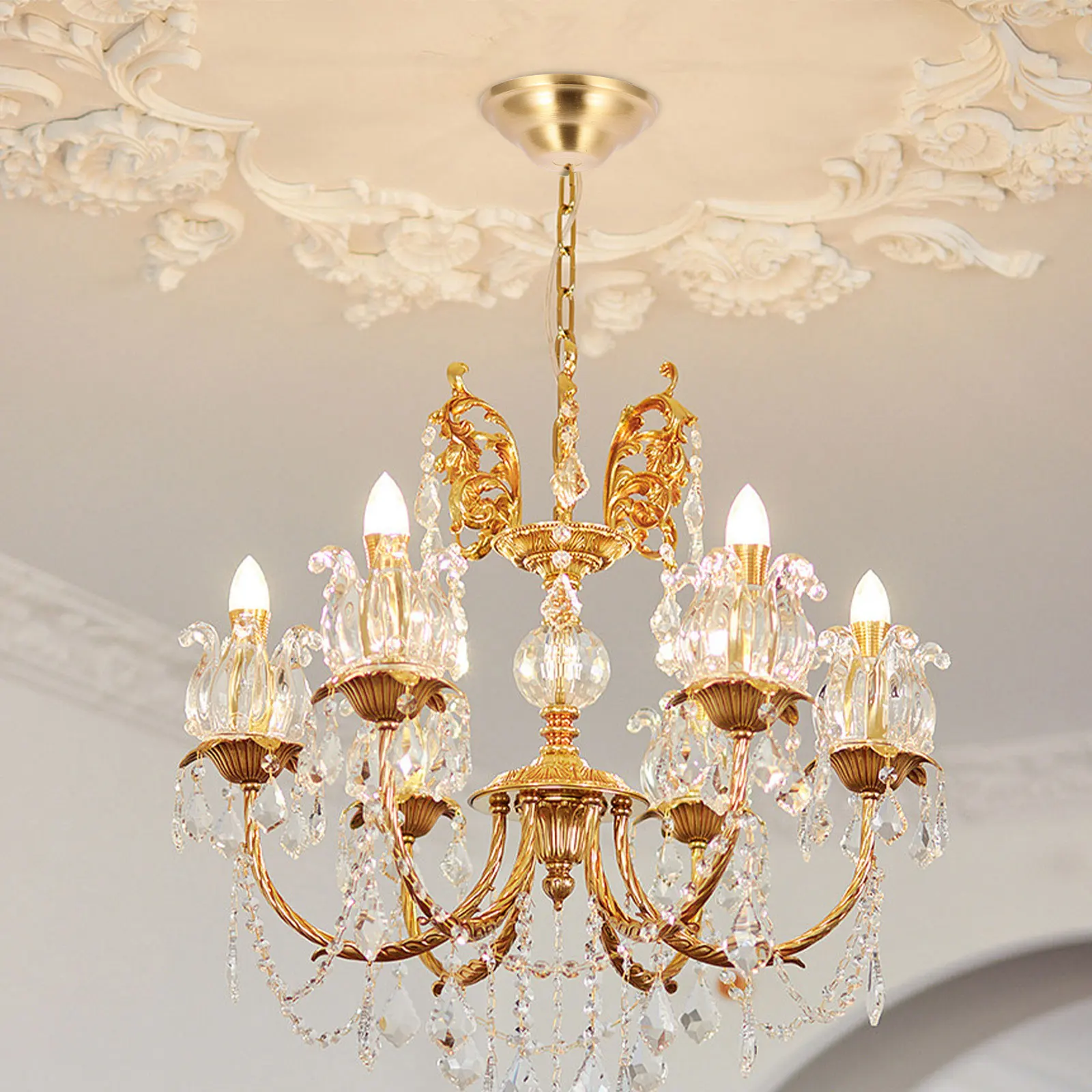 

Brass Lamp Finial Holder Base Rounded Flat Light Holder Metal Cover Chandelier Ceiling Panel Lamp Head Base Trays