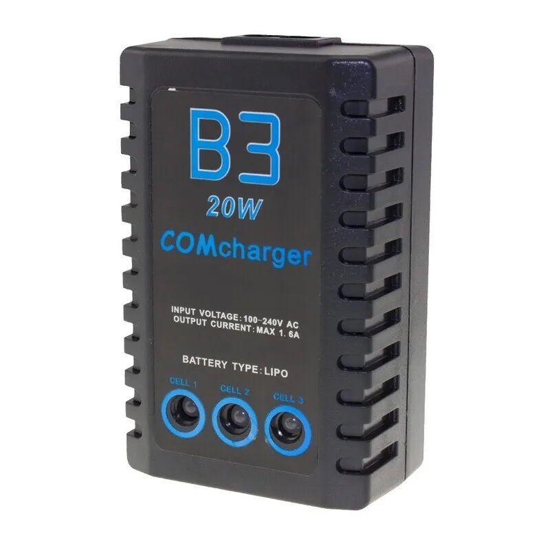 20W Simple B3 For RC Model Lithium Battery 2S 3S Balance Charger 7.4V 11.1V