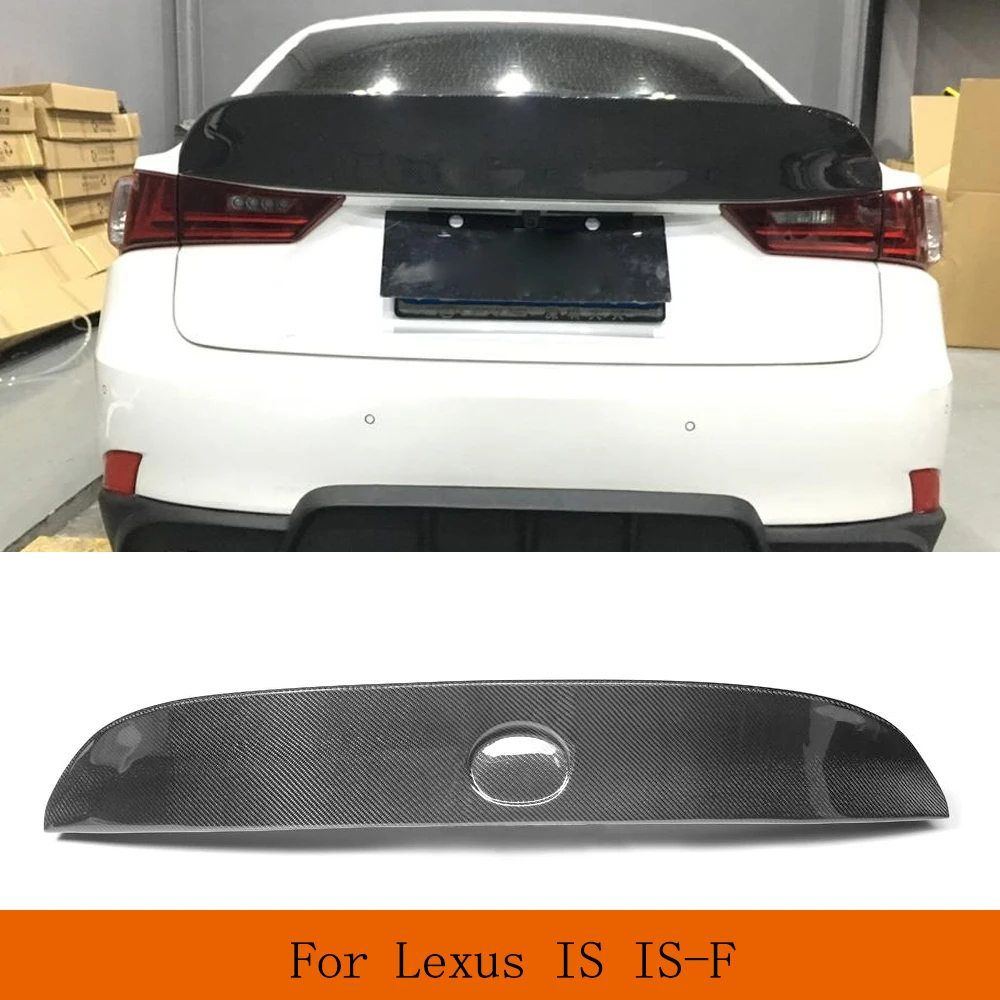 Carbon Fiber Car Trunk Spoiler for Lexus 2014-2020 IS200t IS250 IS300 IS350 is F 2013-2014 Rear Boot Lid Duckbill Highkick Wing