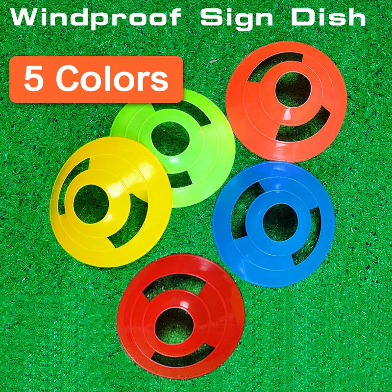 

2/4Pcs Soccer Training Sign Dish Windproof Pressure Resistant Cones Marker Discs Bucket Football Training Sports Equipment