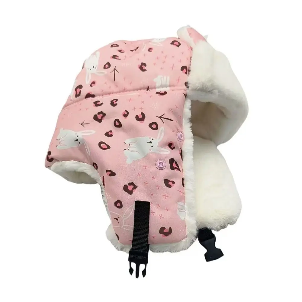 Fashion Keep Warm Bomber Hat Thick Windproof Earflap Mask Removable Mask Winter Fleece Cap Boy Girl