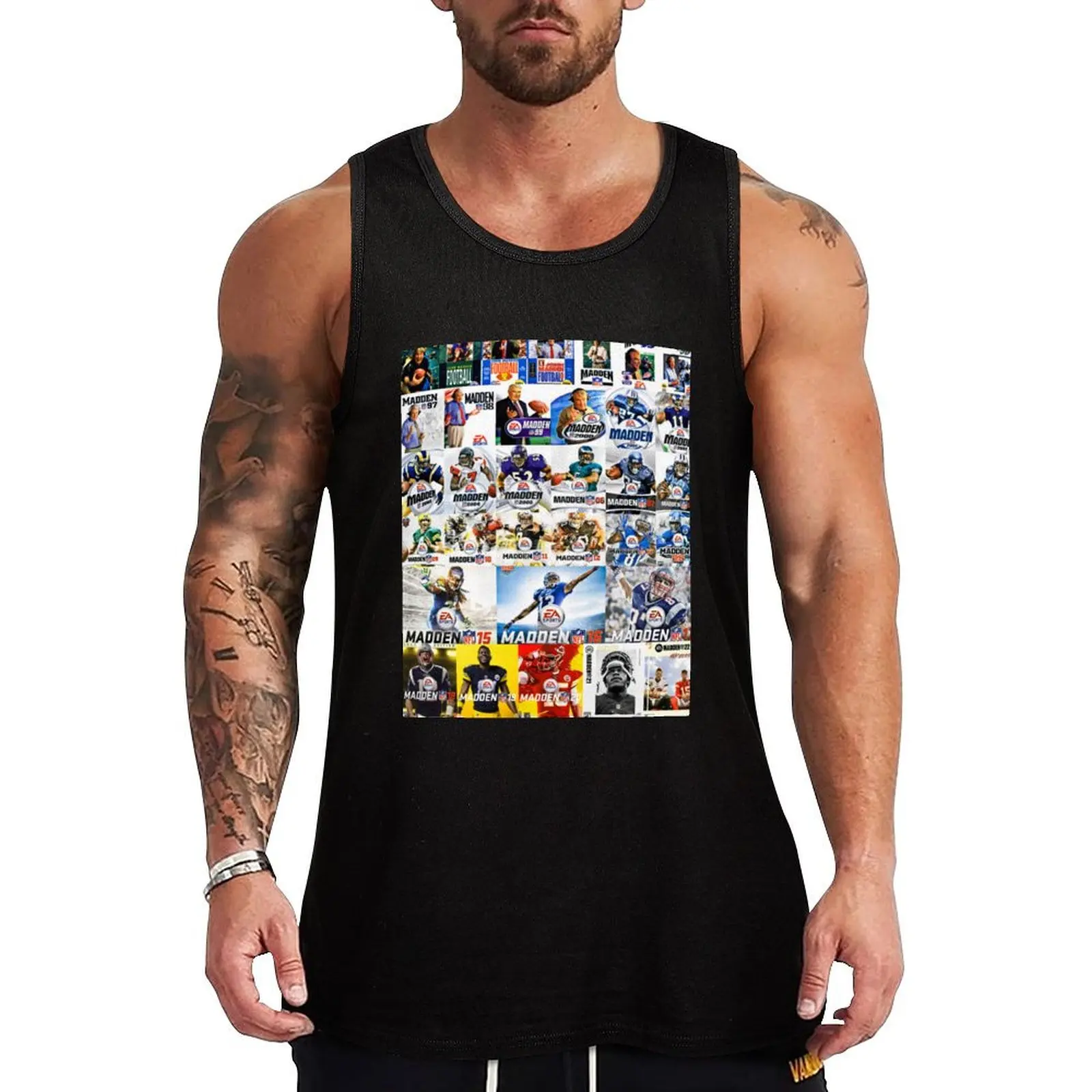 John Madden Tank Top Men's gym clothing summer clothes men 2024 clothes for men