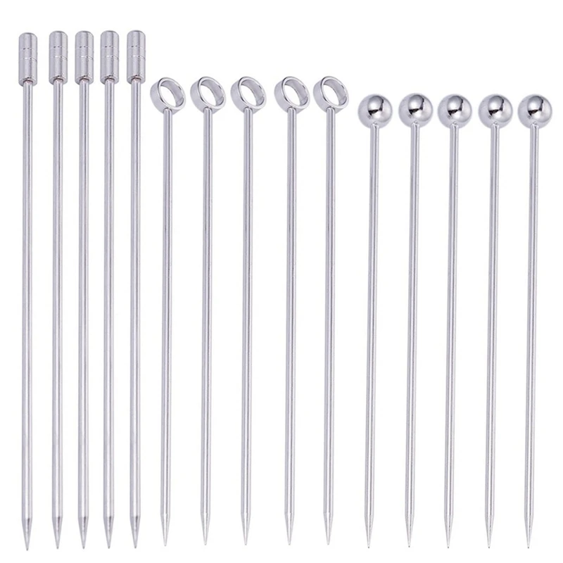 

Stainless Steel Cocktail Picks Martini Picks Set (Pack Of 300)