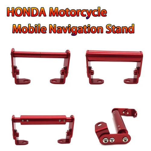 Imagen 2 del producto 1 Juego de soporte GPS de navegación para teléfono de motocicleta para Honda Trail125 PCX125 ADV160 soporte para teléfono móvil de motocicleta soporte GPS