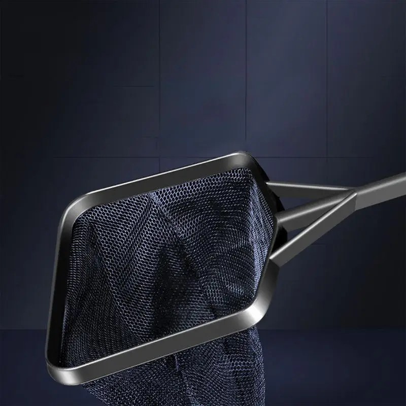 Pool Net Skimmer Scoop Aquarium Debris Removal Tool Portable Swimming Pool Leaves Rake Mesh Scoop For Fish Tank Tubs