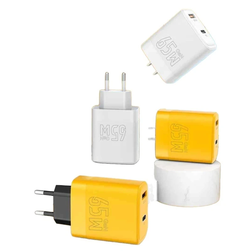 

НОВОЕ зарядное устройство для быстрой зарядки 65 Вт QC3.0, многопортовое универсальное, подходит для Apple 17, Android, Huawei, многопортовая USB-гарнитура для быстрой зарядки