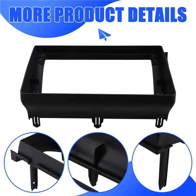 

QB-Car Radio Fascia 9 Inch For TOYOTA ISIS 2004-2017 2 Din Stereo Player Install Surround Panel Dash Kit GPS Frame