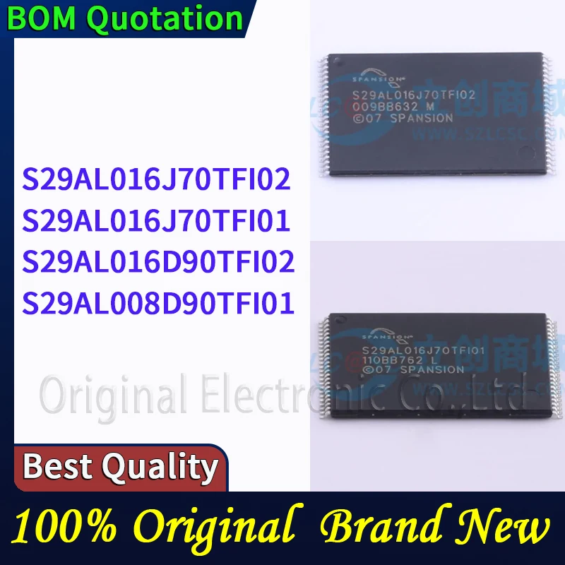 S29AL016J70TFI02 S29AL016J70TFI01 S29AL016D90TFI02 S29AL008D90TFI01 في المخزون 48 ساعة السفينة #1