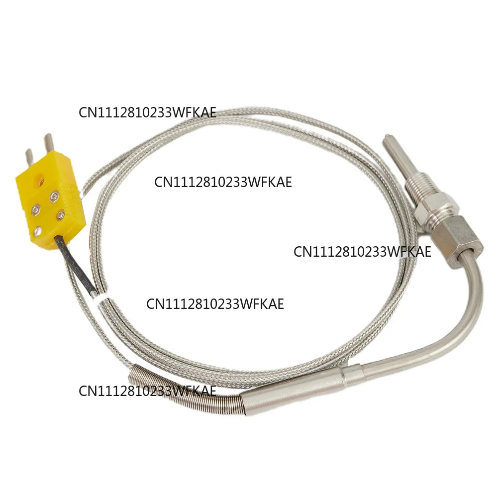 EGT K Type Thermocouple Exhaust Gas Temperature Sensor Stainless Steel Probe Thermocouple 1/8