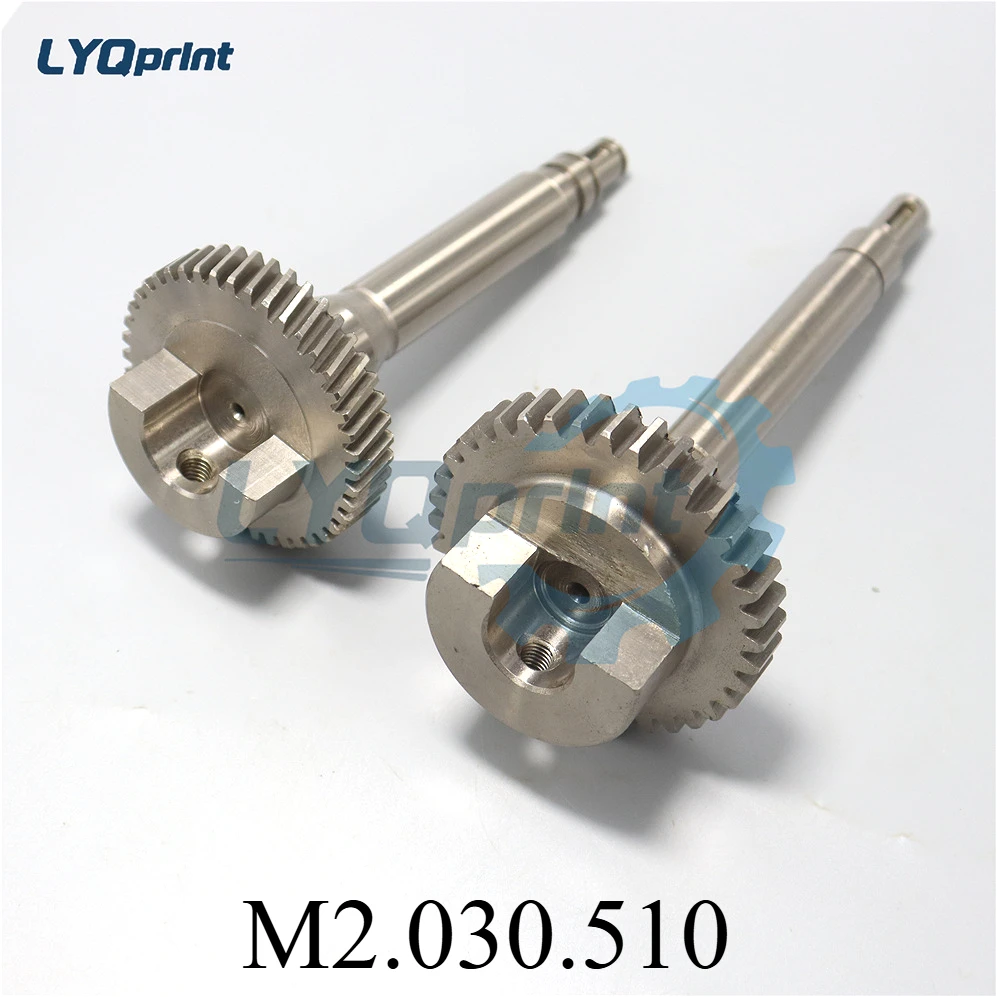 

Best Quality M2.030.510 S9.030.210F 71.030.210F Damping Roller Shaft SM74 PM74 Machine Water Roller Gear For Heidelberg
