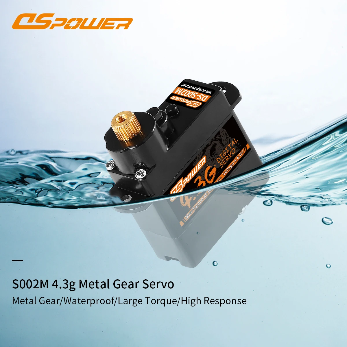 DSpower 4.3g Micro Digital Servo Metal Gear Mini Servos for WLtoys X450 Airplanes RC Car FIXWING Helicopter