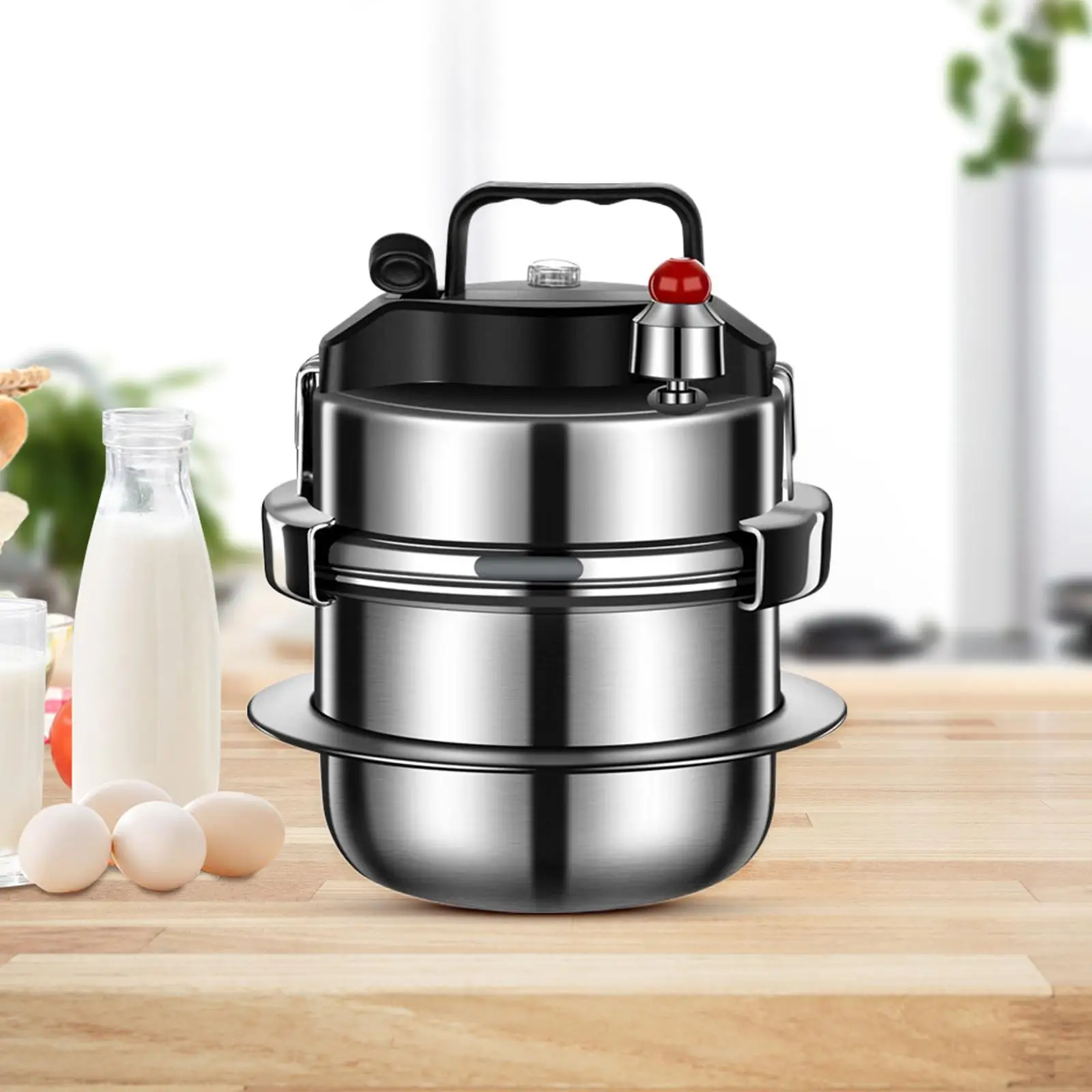 Mini Pressure Cooker Cooking Pot Family for All Hob Types Travel Rice Cooker