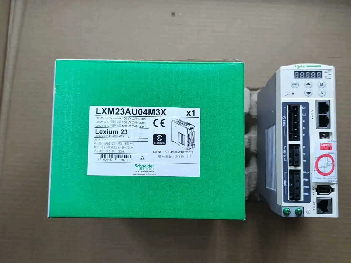 

LXM23AU04M3X Servo Drive for Schneider