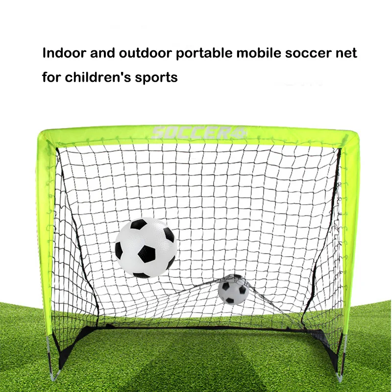 Draagbare voetbaldoelen voor kinderen, speelgoed, training, voetbaldoel voor sport, speeltuin, voetbalnet voor kinderen, opvouwbare voetbaldoelen, achtertuin