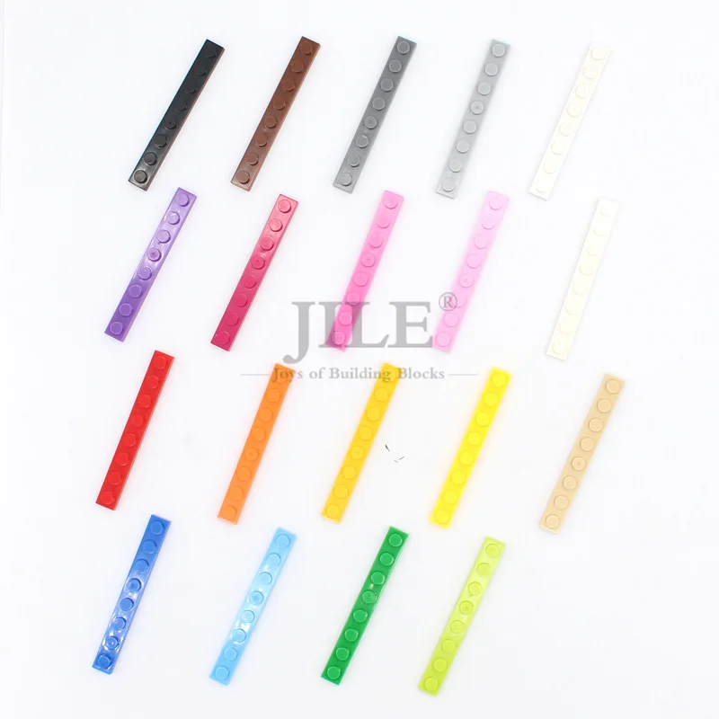 100 stks Moc Tegels Plaat 1x8 3460 Korte Stuk Basics Enlighten Klassieke Bouwstenen Bulk Sets Compatibel Assembleert Deeltjes