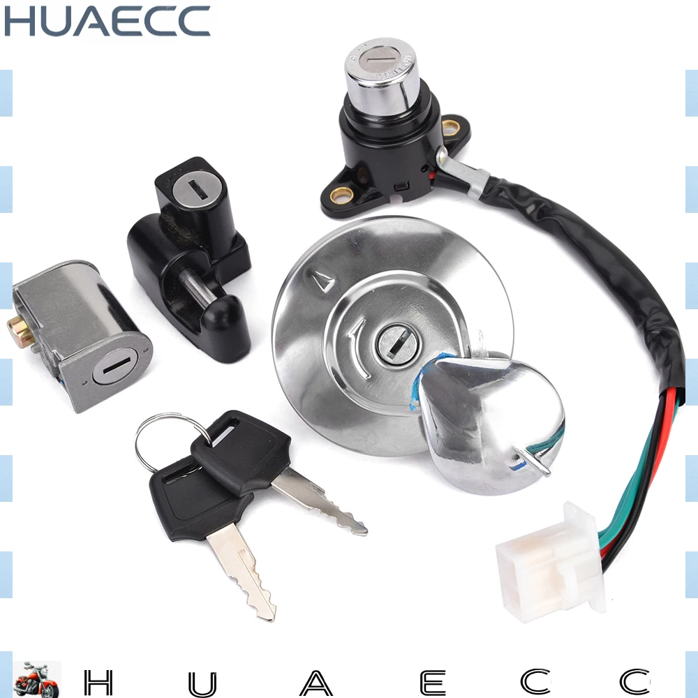 For Honda CA125 1995-1999 CMX250 (REBEL) 1985-2014 Motorcycle Ignition Switch Locks Fuel Gas Tank Cap Key Set
