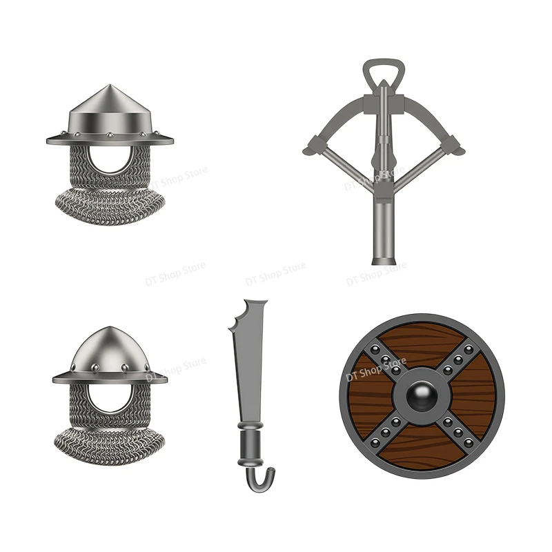 Nieuwe Lopen Militie Creatieve Decor Bouwstenen Modellen Soldaten Bricks Accessoires Wapens Speelgoed Voor Kinderen Geschenken YL005-008