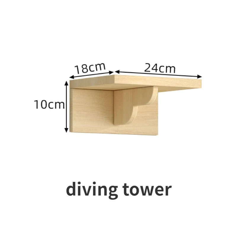 Imagem -06 - Madeira Wall Climbing Conjunto para Cat Tree Tower Pet Acessórios Training Supplies Faça Você Mesmo Match Your Own Villa Produtos