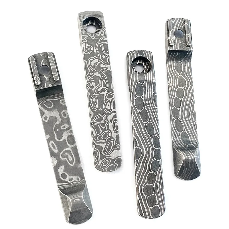 CNC 7 Colors Knife Titanium One-piece Pocket Clip for Spyderco Para3 Lightweight Dragonfly Autonomy1 Manix 2 LW Watu