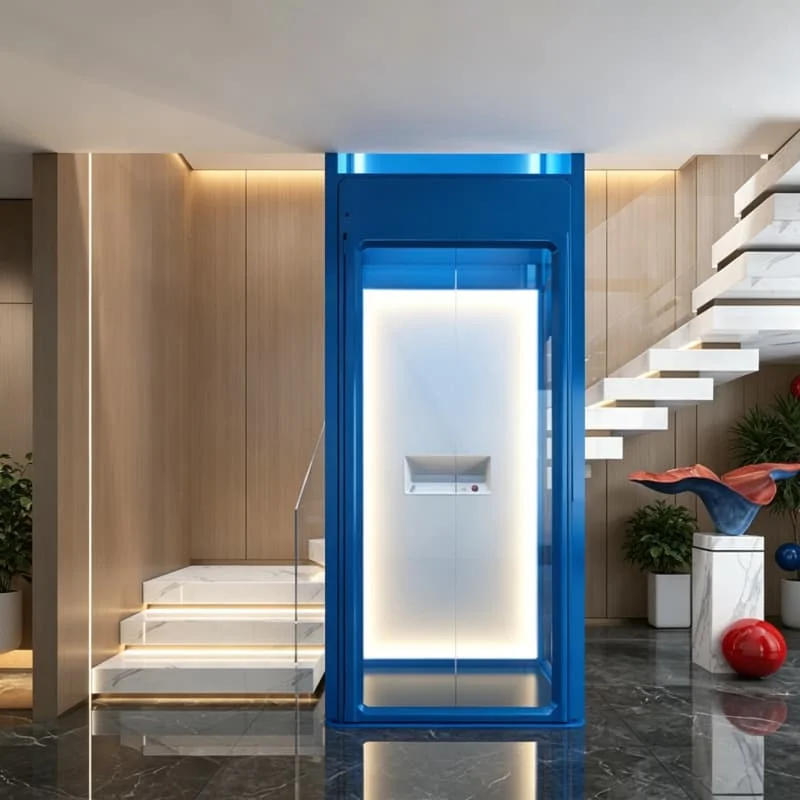 Household Elevator Small Hydraulic Indoor and Outdoor Two Third Floor Villa Attic Self Built Houses Lift Elevator Customized
