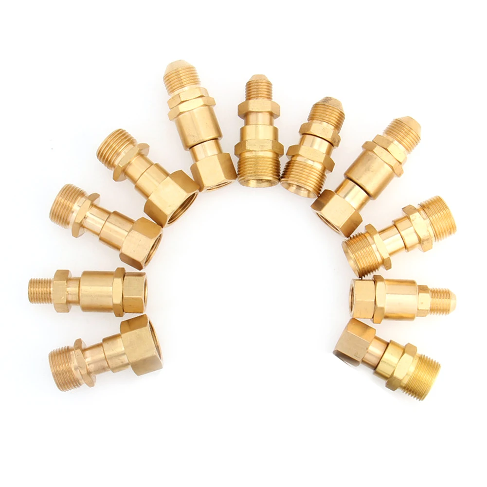 High Pressure Washer Swivel Joint Connector Hose Fitting M14 M18 14mm 15mm Thread 360 Degree Rotation Hose To Wash Gun Connector