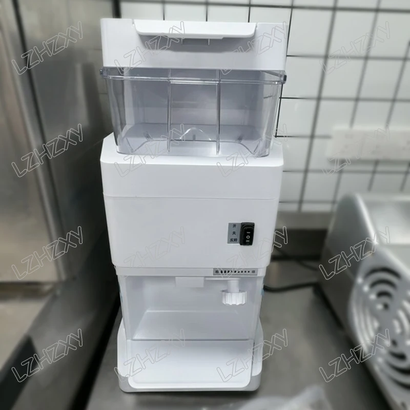 #*forElectric Ice Crusher 400kg/h Commercial Scraped Ice Machine for Milk Tea Shop Cafeteria Seafood Market Snow Cone Maker