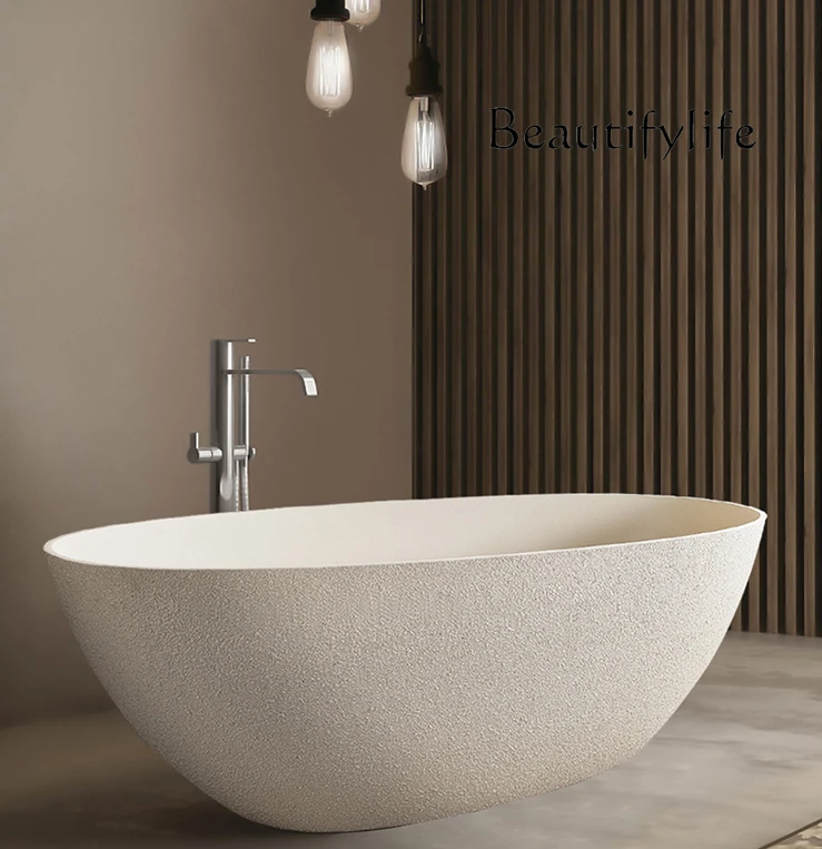 

bathroom vanity with sink Jiji Cream Style Bathroom Hotel Integrated Independent Creative Personalized Art B & B Bathtub