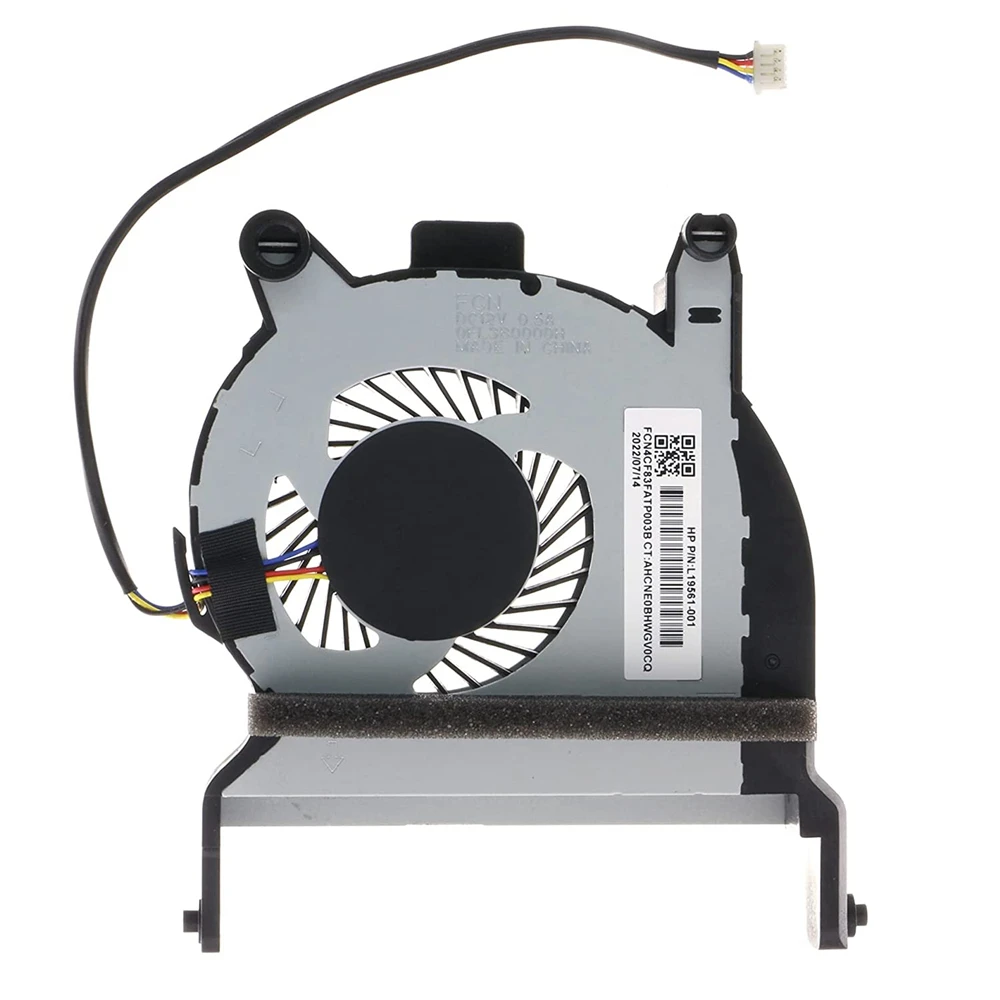 

DC12V All-in-One CPU Fan with 4-Pin Connector For HP EliteDesk 800 G4 Desktop Mini PC L19561-001 L19564-001