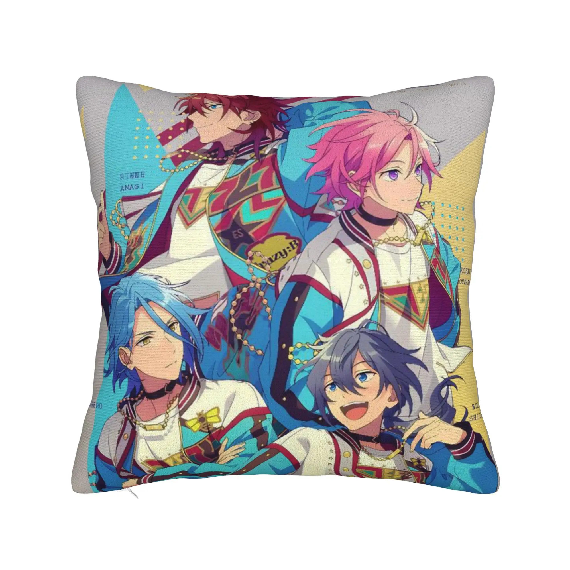 E-Ensemble-Stars Pillow Covers Merch Printed Cushion Cover Decoration  Pillow Case Cover Home Multi-Size