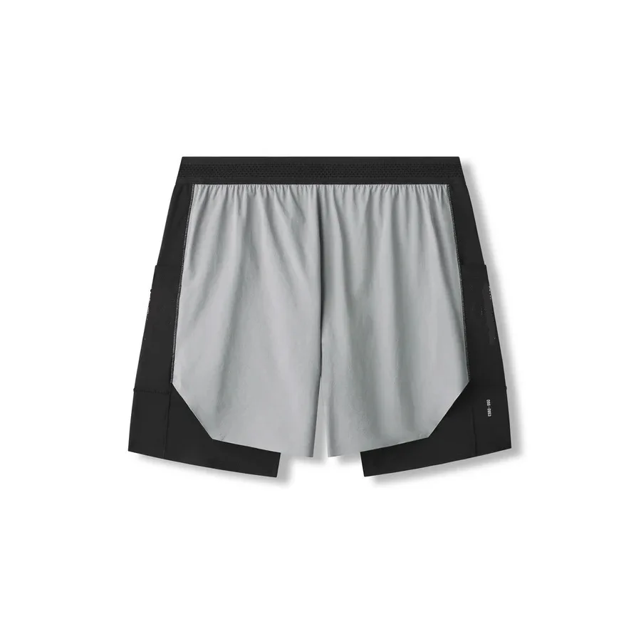 2 em 1 shorts esportivos para homens, casual e respirável, dupla camada, secagem rápida, para corrida, academia, fitness, treino, novo