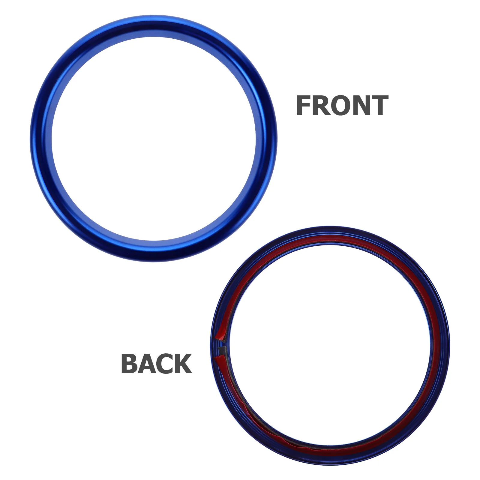 تكييف الهواء تنفيس حلقة الكسوة سبائك الألومنيوم صالح للسيارة A3 الداخلية ترقية مقاومة تتلاشى اكسسوارات السيارات الداخلية السيارة #3