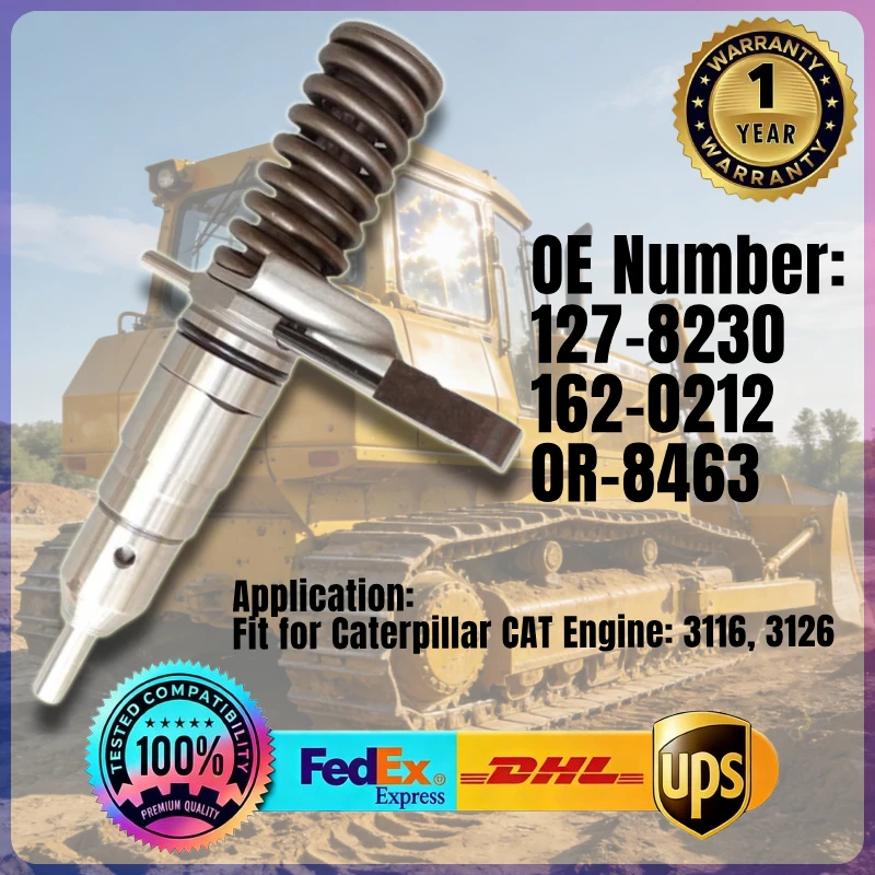 Fuel Injector 127-8230 162-0212 0R-8463 1278230 1620212 0R8463 for Caterpillar CAT Engine 3116 3126
