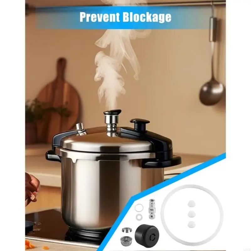   Steam Release Adapter Float Steam Release Handle Pressure Cooker Adapter