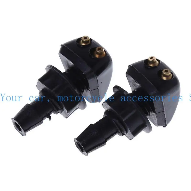 

31BC 2pcs Car Windscreen Universal Washer Wiper Nozzle Water Suitable For -Volv