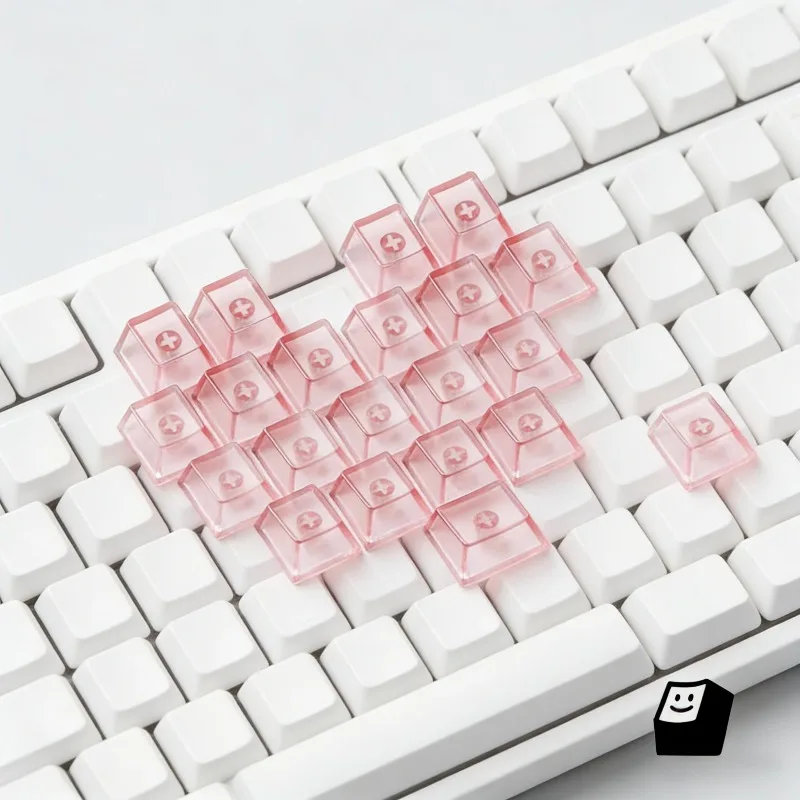 

Love Theme Keycaps Set Customized PC Frosted Foggy No Carving Cherry Profile Keyboard Cap for Mechanical Keyboard Accessories