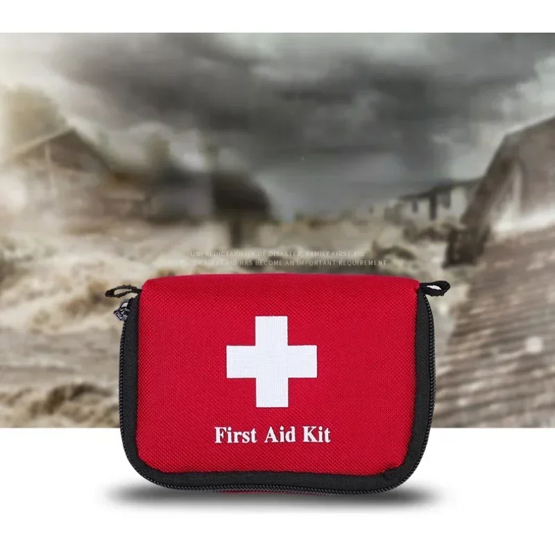 Handy Household Multi-Layer First Aid Bag Empty Outdoor Travel Portable Medicine Kit for Outdoors Car Luggage School Hiking 1pc