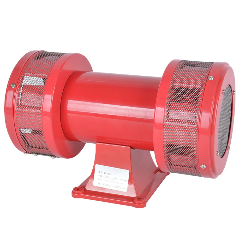 Allarme vite vento AC110V/220V DC6-15V/24V Allarme difesa aerea bidirezionale 95 105DB Allarme motore MS-590 Allarme segnale minerario
