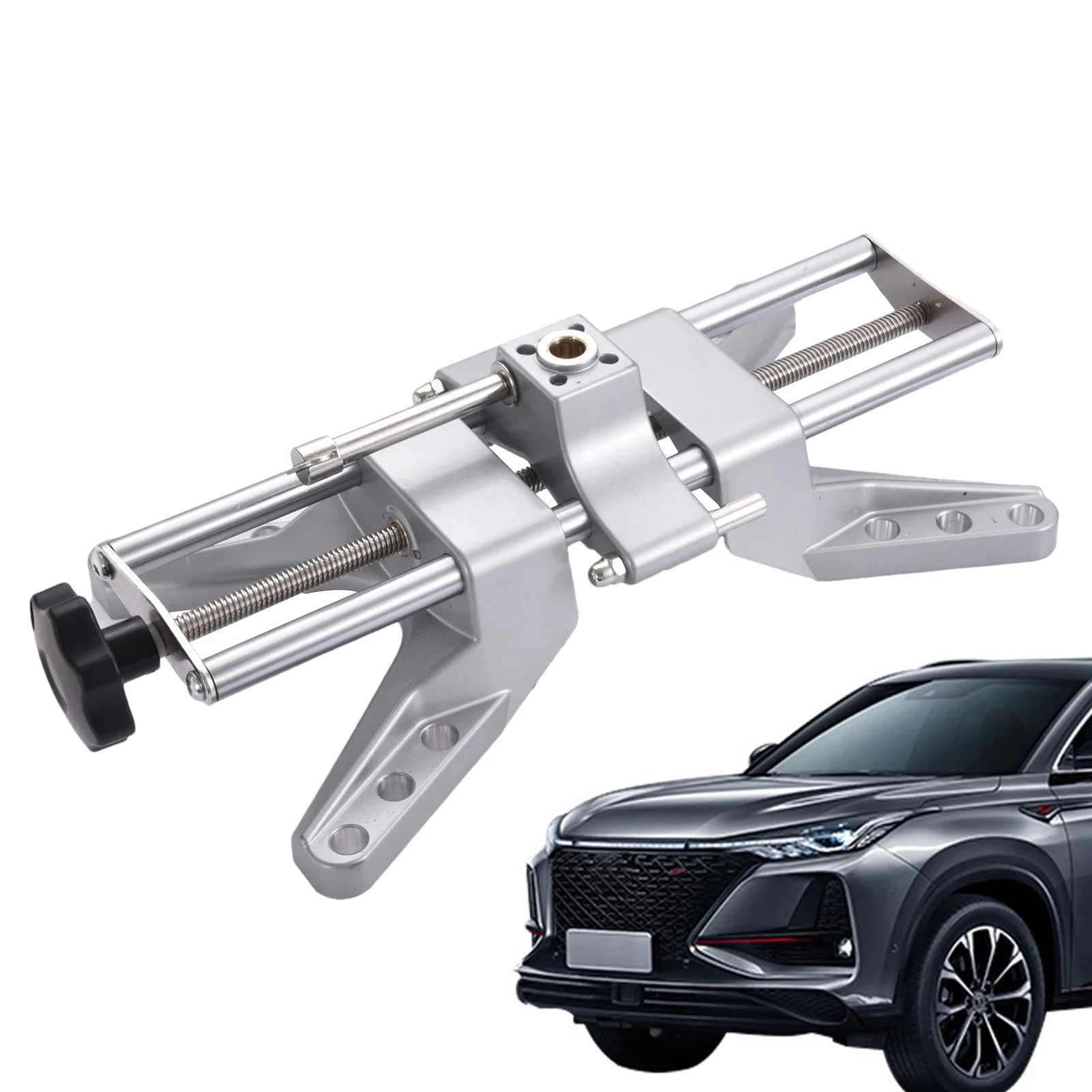 

Wheel Clamp Tool Wheel Alignment Kit Magnetic External Tilt Gauge, Tire Repair Tool, Fits 11-25In Rims for Truck, Auto, Vehicle