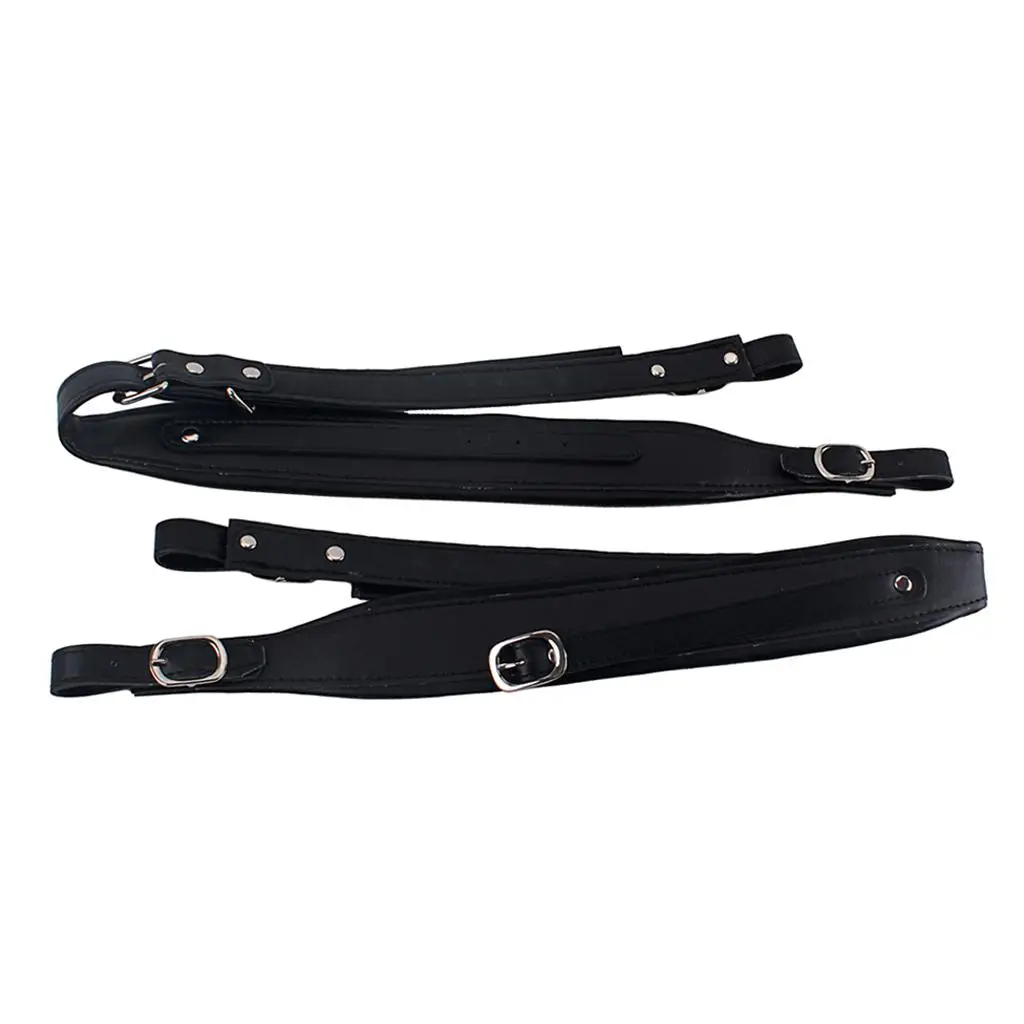 Accordion Accessories Thickened PU Leather Shoulder Straps Adjustable Belt for for Accordion Buttons and Music Repair Tools