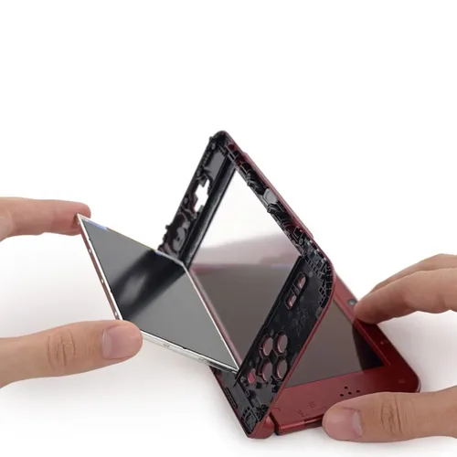 Imagen 2 del producto Reemplazo de cristal de pantalla LCD superior superior Original para Nintendo New 2DS XL 2DSXL pantalla de cristal LCD