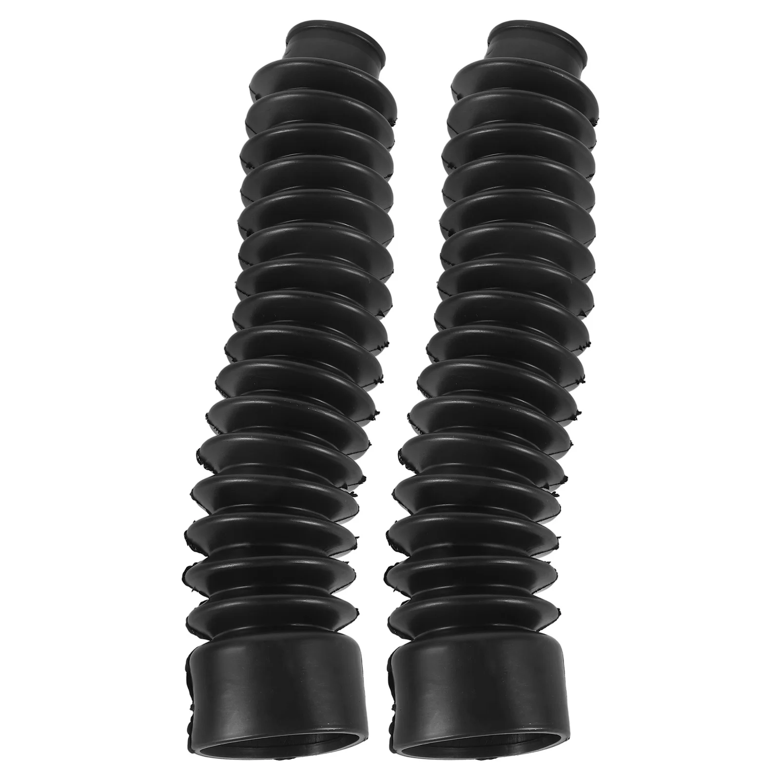 1 زوج دراجة نارية الجبهة امتصاص الصدمات غطاء المطاط صدمة الأحذية ل العالمي صالح حماية الغبار ارتداء مقاومة دائم