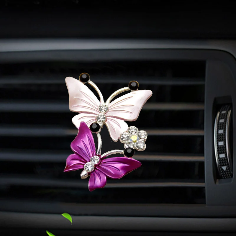 Car Accessories Butterfly Car Perfume Accessories Car Accessories Air Conditioning Outlet Perfume Clip Car Hanging Accessories