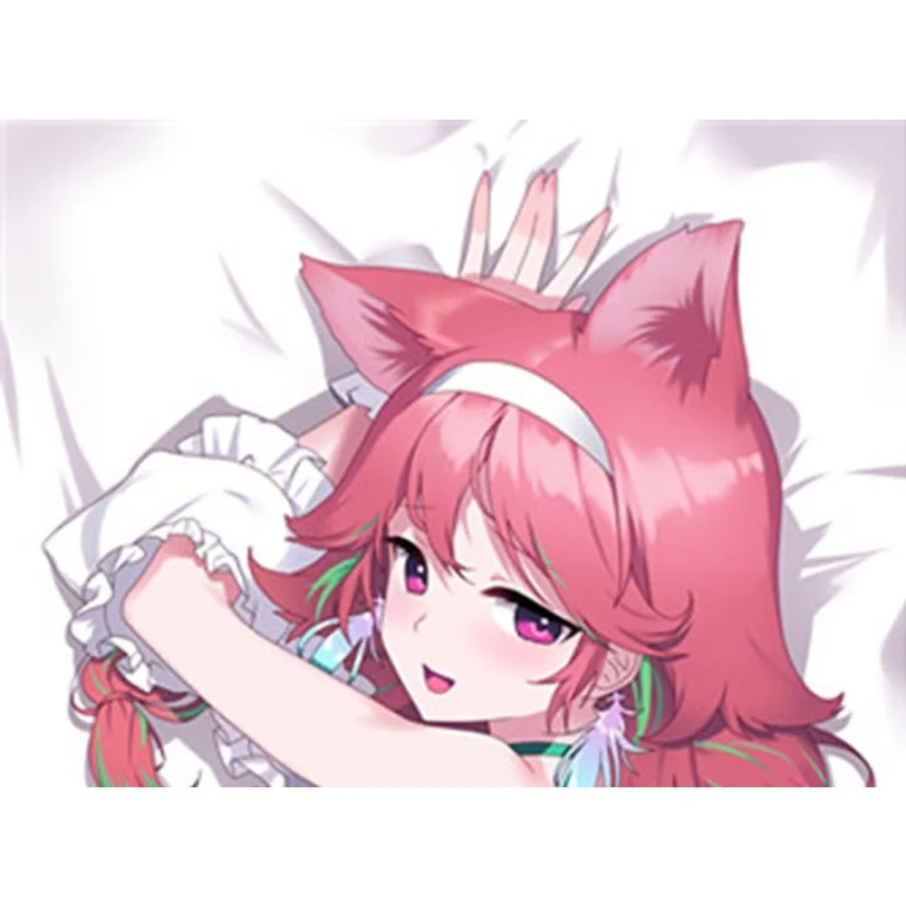 Custom HD‑Printed Takanashi Kiara Long‑Body Pillow Cover Double‑sided Dakimakura Case
