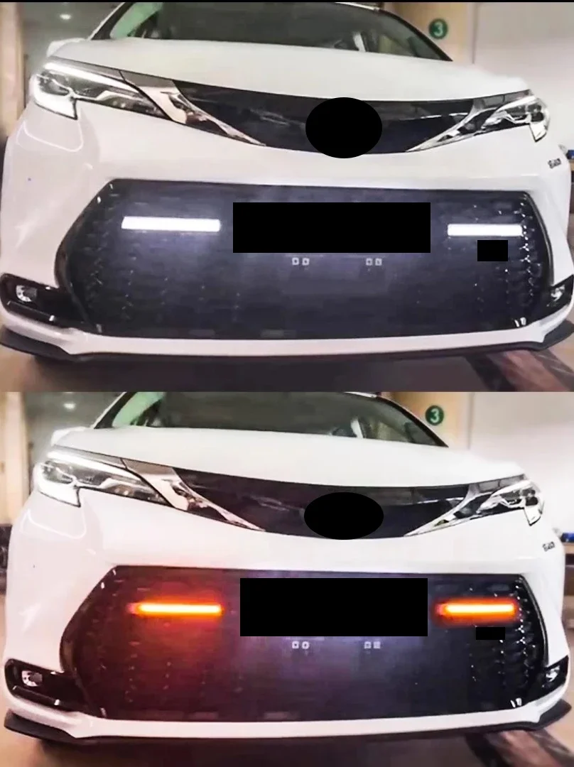 Grill Mask Grid Radiator Grille Assembly For Toyota Sienna modified Body Kit Auto Accessories