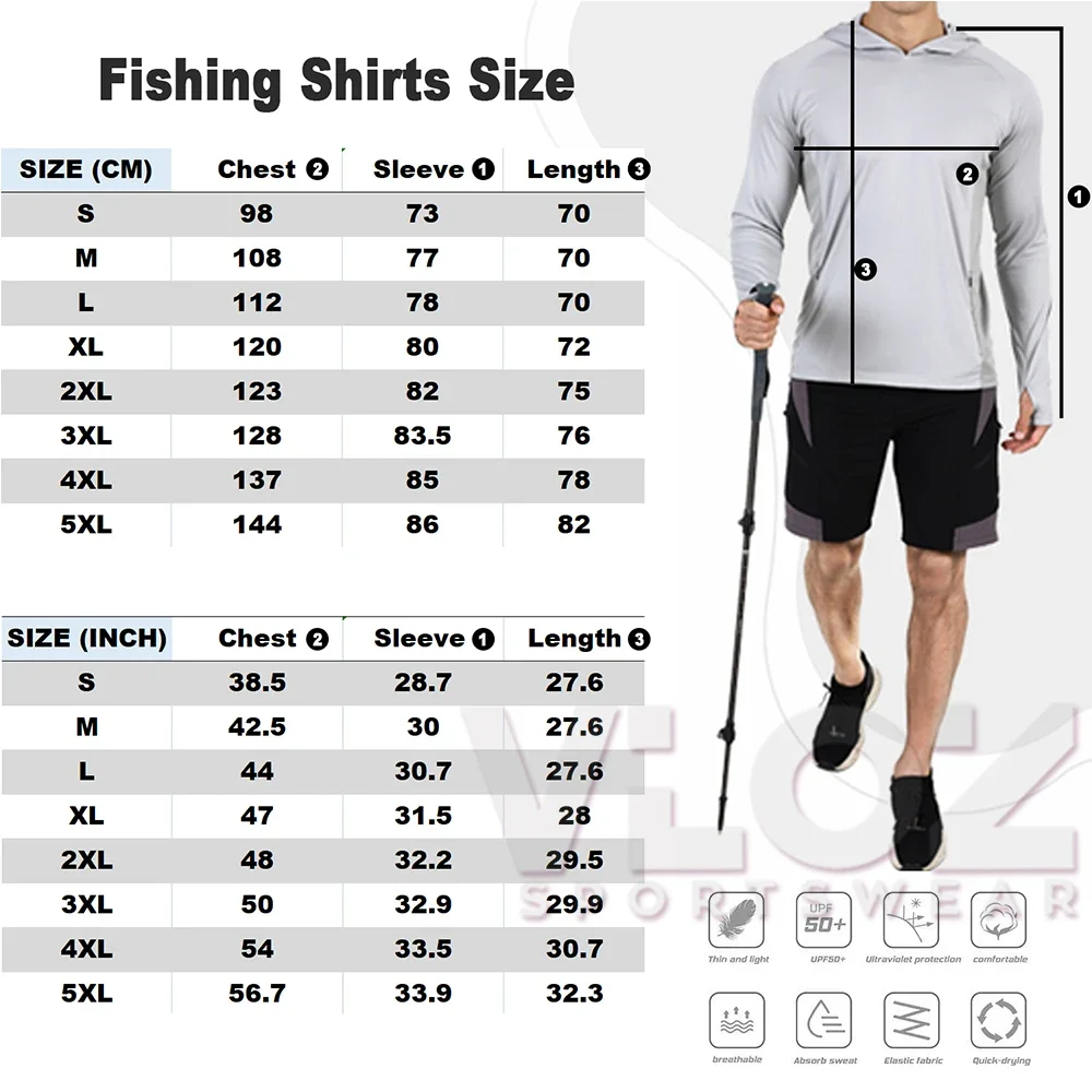 HUK Fishing Hoodie Shirts With Neck Gaiter Men's Long Sleeve Performance Fishing Clothing  Sun Protection UPF 50+ Fishing Jersey