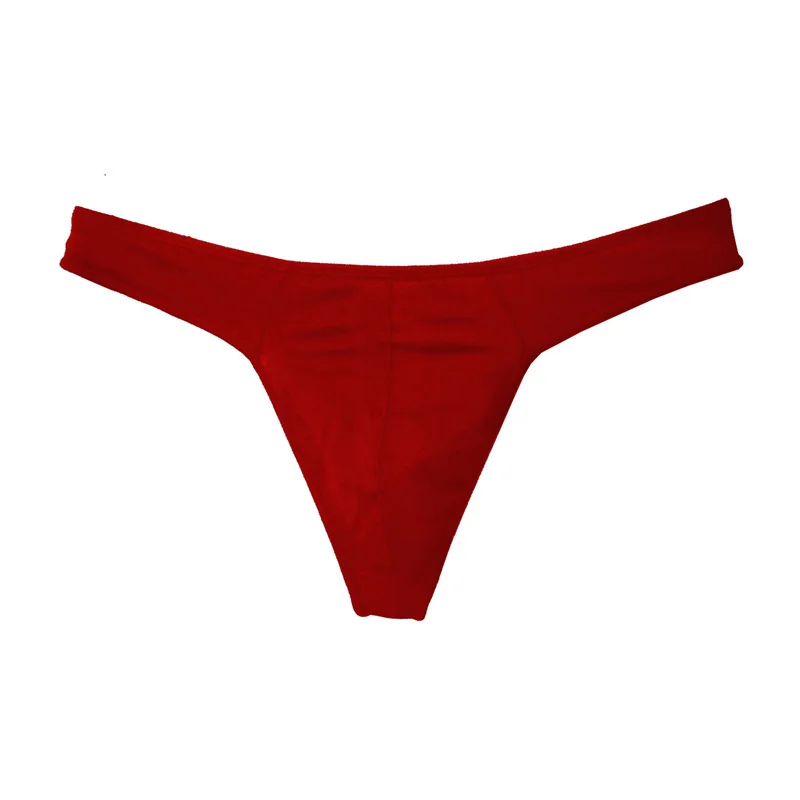 Tanga de algodón para hombre, ropa interior deportiva, sexy, gay, sin seguimiento